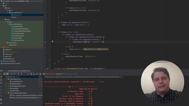 Solving Gilded Rose Kata (No Nesting) | Refactoring Challenge #2 смотреть онлайн