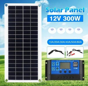 Солнечная панель 300 Вт с Алиэкспресс!Реальные показатели.