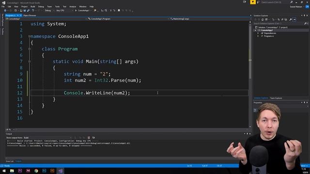 11: Get User Input In C# | Preparing You For Project | C# Tutorial For Beginners | C Sharp Tutorial смотреть онлайн