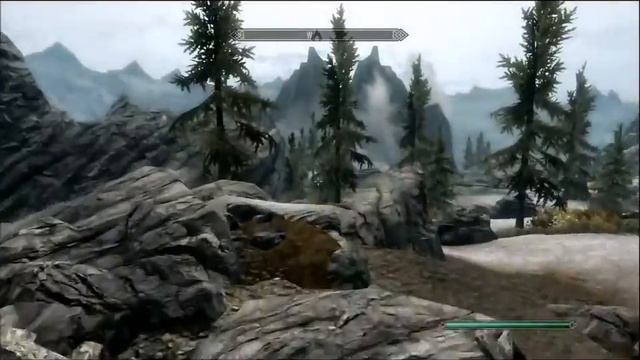 15 Minute Game play of Skyrim Ps3 смотреть онлайн