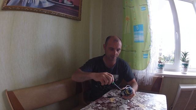 булавочная пружина, ремонт катушки! смотреть онлайн