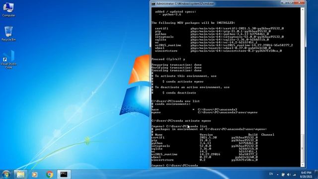 Python 38 conda evironments смотреть онлайн