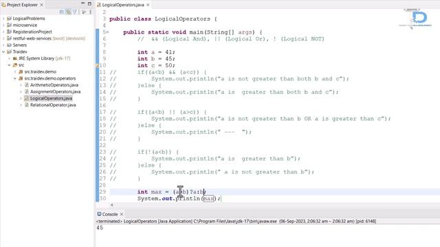 #11 Ternary Operator in Java | Alternative of If Else in hindi смотреть онлайн