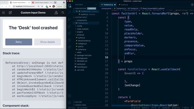 Creating a custom input component for Sanity Studio смотреть онлайн