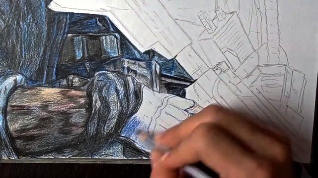 Drawing GHOST from Call Of Duty - Time Lapse | ArtNaut смотреть онлайн