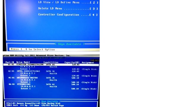 How to configure raid on Gigabyte GA-970A-UD3? смотреть онлайн