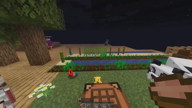 ВЫЖИВАНИЕ НА 1 БЛОКЕ С ДЕДУШКОЙ  10  ЖИТЕЛЬ ДЕРЕВНЯ  МИР ИЗ ОДНОГО БЛОКА В minecraft