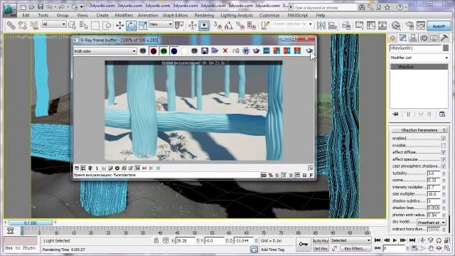 Как работать с рендер историей VRay в 3ds Max смотреть онлайн