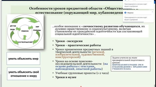 Современный урок: практика достижения образовательных результатов по ФГСО НОО: окружающий мир смотреть онлайн
