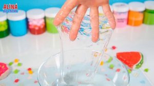 Как сделать СЛАЙМ БЕЗ КЛЕЯ. Залипательное СЛАЙМ видео