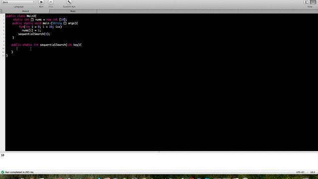 Java Tutorial: Sequential Search смотреть онлайн