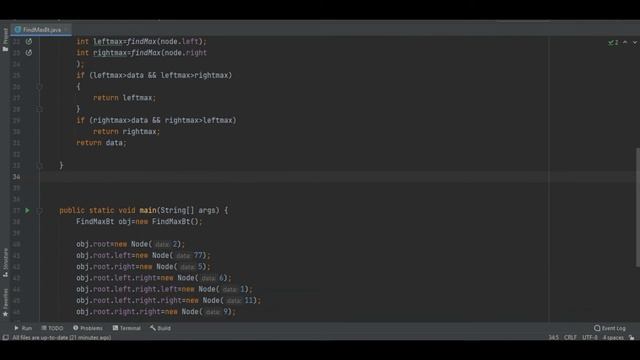 Search an Element in Binary Tree Java смотреть онлайн