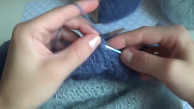 свитер спицами blue alpaka (часть 1) & отзыв о пряже drops alpaka silk смотреть онлайн