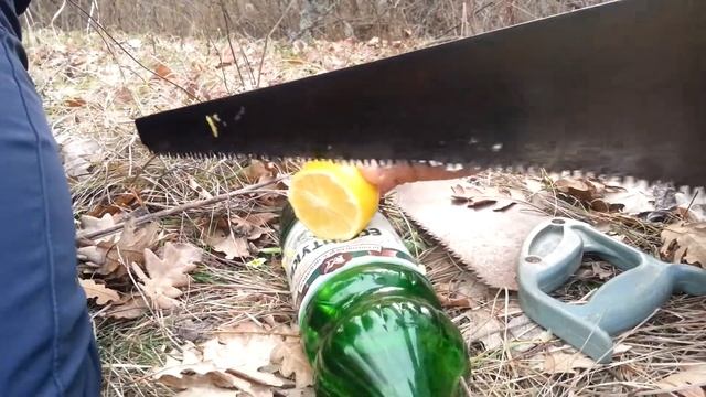 Как правильно резать лимон в лесу))) смотреть онлайн