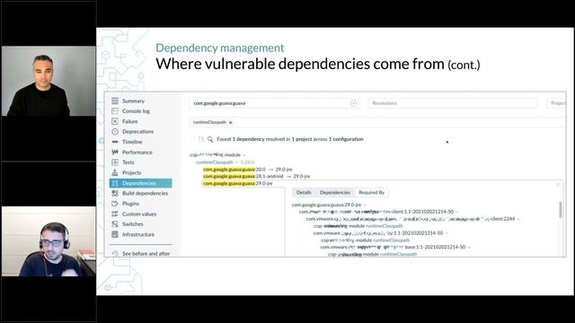 Detecting Vulnerable Dependencies - Dependency Management in Microservices with Gradle Enterprise смотреть онлайн