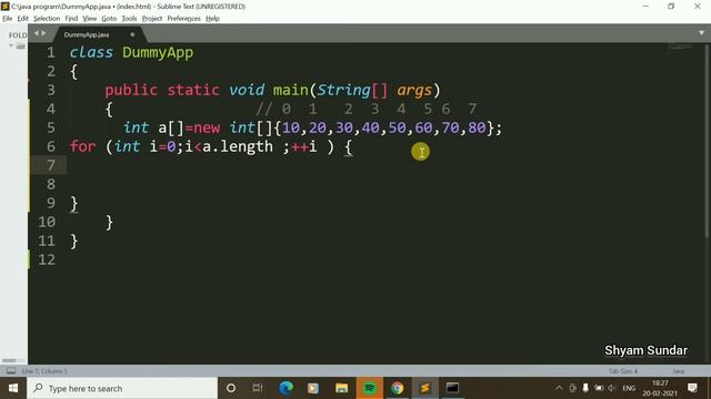 How to print elements present at even index in array || Shyam Sundar смотреть онлайн