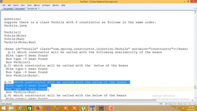 Autowire By Constructor Question смотреть онлайн