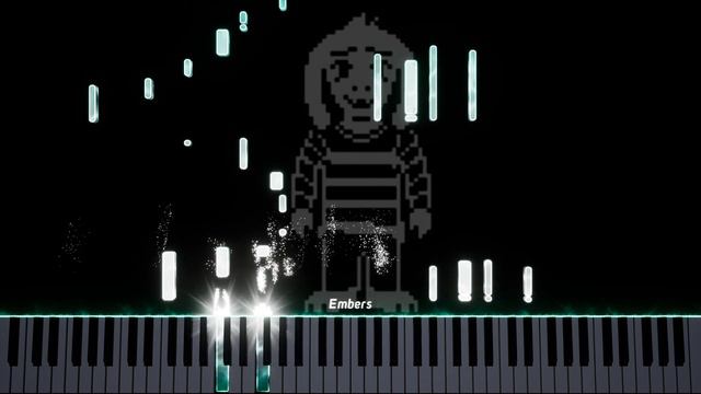 His Theme - Undertale || Piano Tutorial || смотреть онлайн