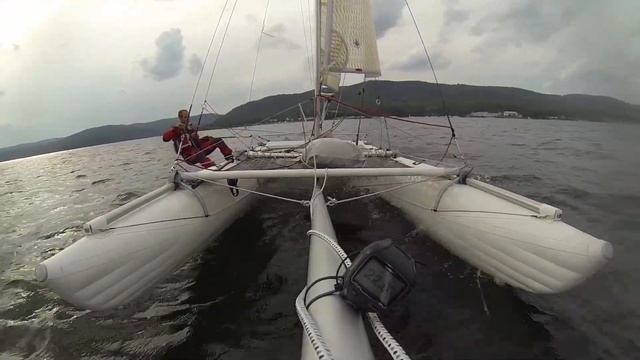 DUCKY 19 +GARMIN 910 Красноярское море 28.08.2013 смотреть онлайн