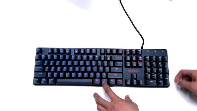 UNBOXING Redragon K589 Shrapnel RGB Mechanical Gaming Keyboard Outemu Low Profile Red Review + Soun смотреть онлайн