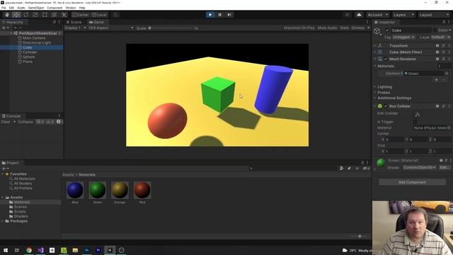 Unity Shader Per Object Grayscale Tutorial смотреть онлайн