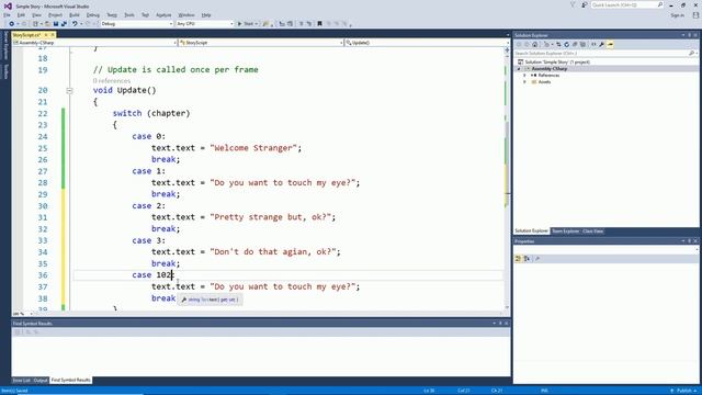 Simple Text Adventure in Unity using Switches смотреть онлайн
