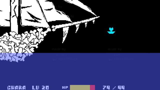 UNDERTALE Ink Sans Complete Fight смотреть онлайн