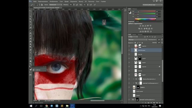 FANTASY RED INDIAN EDIT IN PHOTOSHOP/ ОБРАБОТКА ФОТОГРАФИИ/ФОТОШОП смотреть онлайн