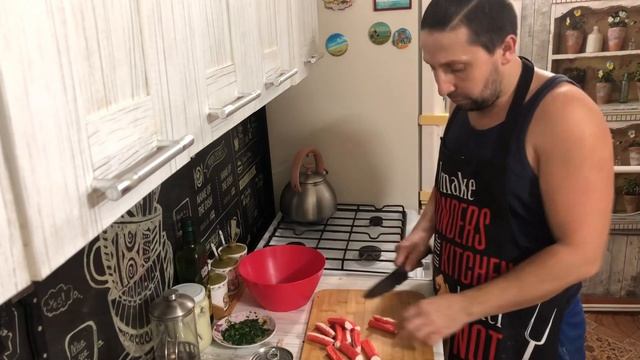 Мой фирменный салат !!!!  И вот Болталка и мой день