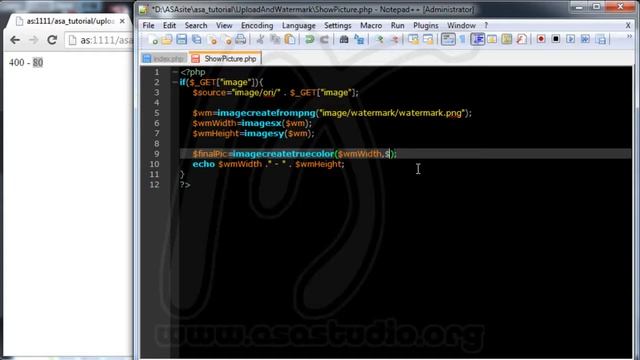 Full Video, Creating Upload Function and Automatic Watermark with PHP смотреть онлайн