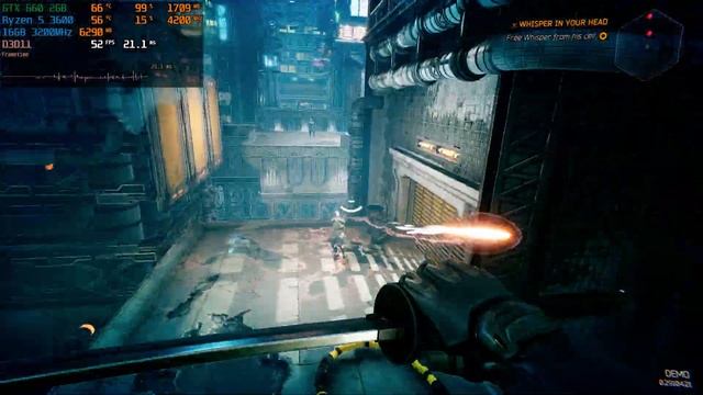 Ghostrunner : GTX 660 2GB + Ryzen 5 3600 | 1080p All Settings смотреть онлайн