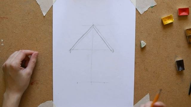 Рисуем с детьми. Домик для скворца. смотреть онлайн