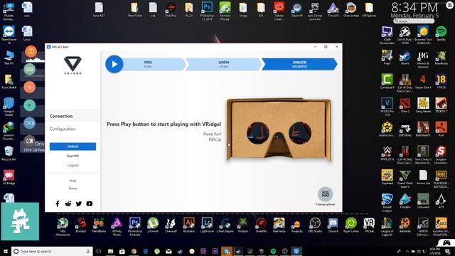 How to play VrChat or any other steamvr game on google cardboard easy смотреть онлайн