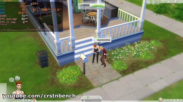 Intel Core i3-1005G1 \ NVIDIA GeForce MX330 \ The Sims 4 @1080p ultra settings смотреть онлайн