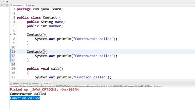 Java Constructor Tutorial - Learn Constructor in Java смотреть онлайн