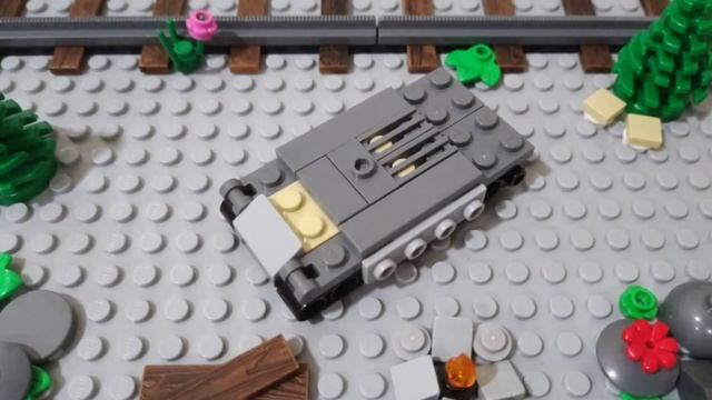 Лего мини танк (ПТ-САУ) FV4005 Stage ll смотреть онлайн