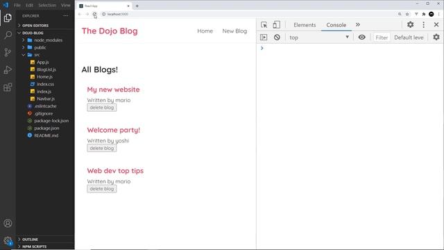 Full React Tutorial #14 - useEffect Hook (the basics) смотреть онлайн