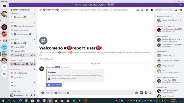 How to create a ticket on our discord server смотреть онлайн