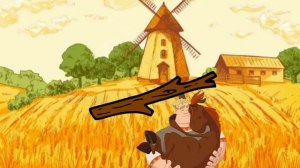 Русская народная небылица: "Ехала деревня"