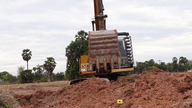 New Project ! Machinery Constructs New Road By Professional Operator CATERPILLAR 312B Excavator