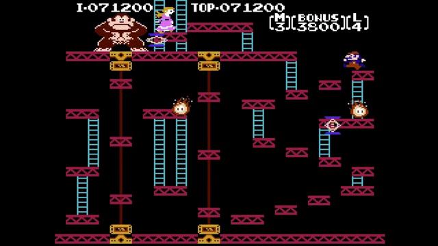 Donkey Kong 1981 NES смотреть онлайн