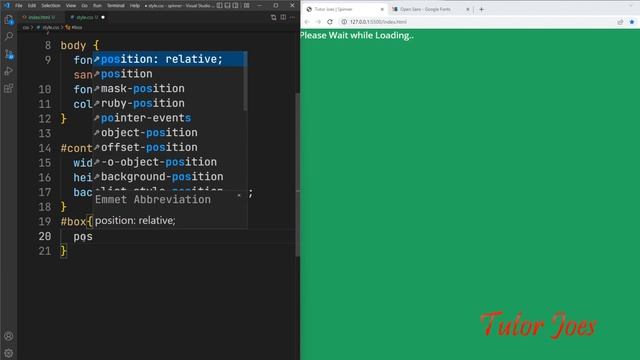 How To Make a Loader | Pure CSS Loader | CSS loaders and Spinners | Tamil смотреть онлайн