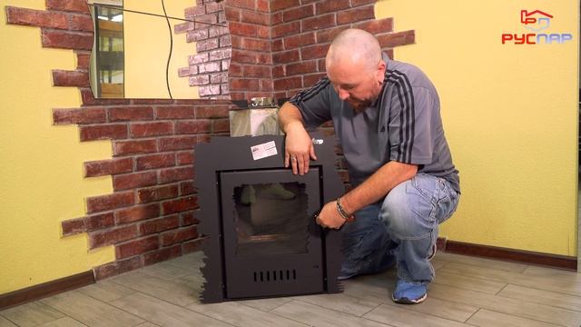Печь GrillD РЕТРО из нержавейки и кирпича. Как устроена печка для русской бани смотреть онлайн