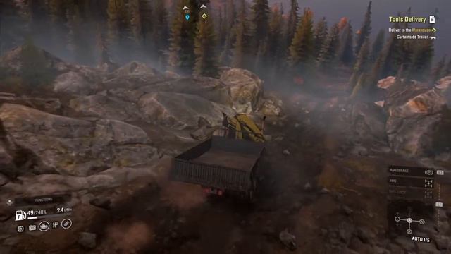 Chevrolet APACHE delivers fuel for the truck. Snowrunner PS4 смотреть онлайн