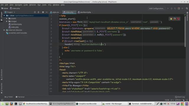 آموزش فوق العاده کامل php از مبتدی تا پیشرفته جلسه 39 sinashow смотреть онлайн