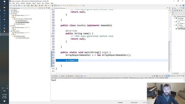 Java II: Lecture 2, Interfaces смотреть онлайн