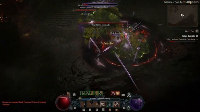 Fallen Temple (Nightmare) | Death Trap Rogue - Diablo 4 смотреть онлайн