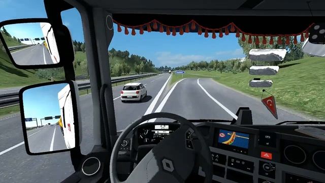 ETS 2 RENAULT RANGE T İLE HAFRİYATÇILIK YAPIYOM смотреть онлайн