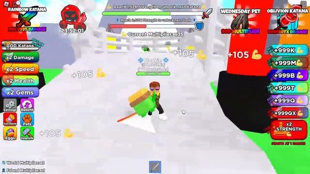 ? Я СТАЛ САМЫМ СИЛЬНЫМ НИНДЗЯ В NINJAMAN SIMULATOR ROBLOX! смотреть онлайн