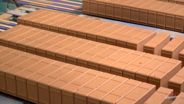 Korean Brick Making Process With German Technology. Automated Brick Factory In Korea смотреть онлайн